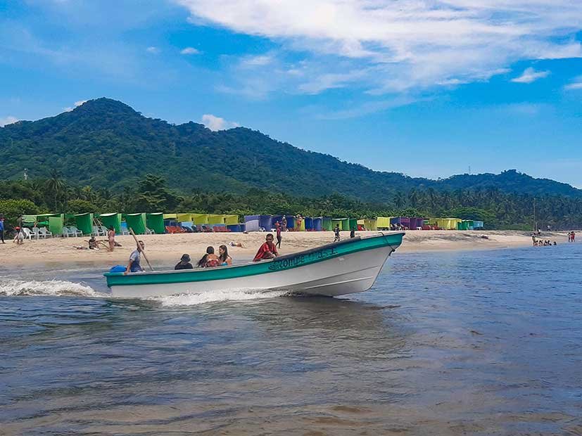 Beaches of Palomino Colombia. 