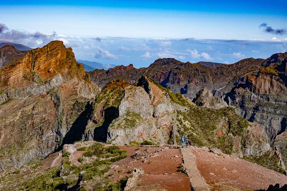 Hiking Pico Aireiro To Pico Ruivo in Madeira 
