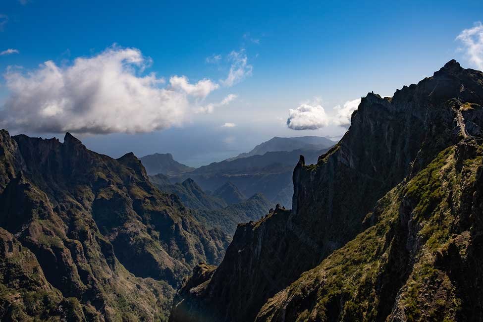 Hiking Pico Aireiro To Pico Ruivo in Madeira 